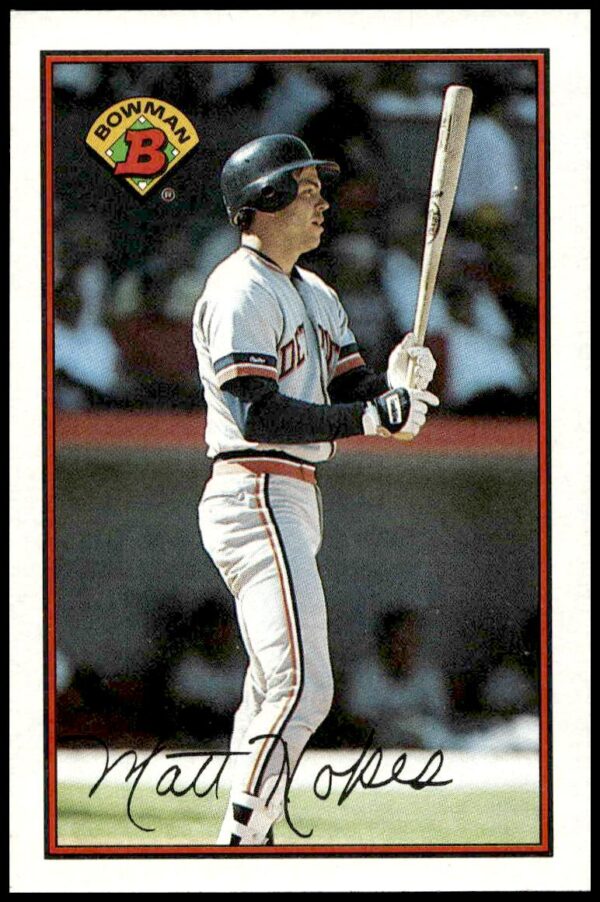 1989 Bowman Matt Nokes #101 (Front)
