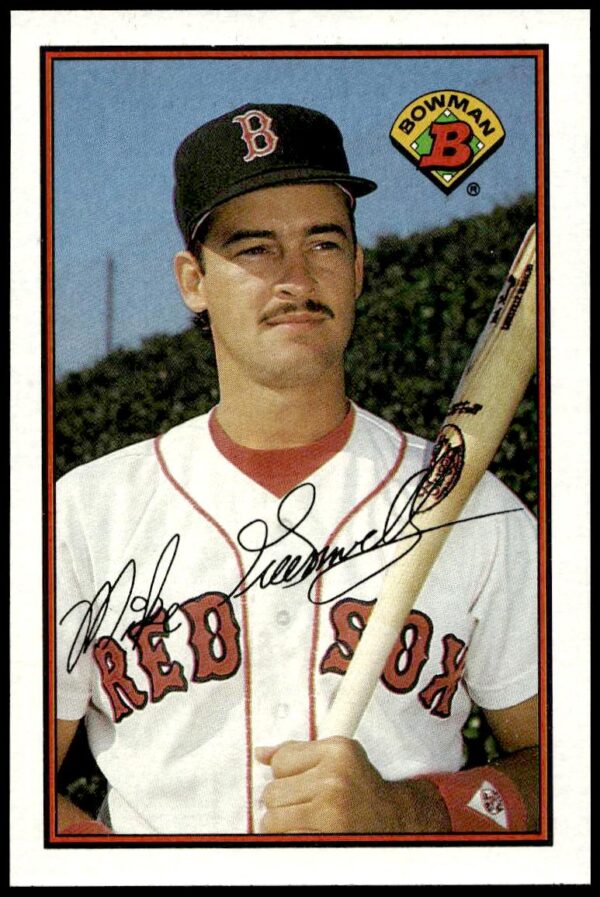1989 Bowman Mike Greenwell #34 (Front)