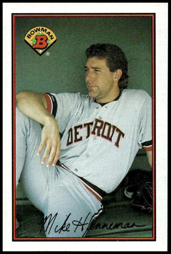 1989 Bowman Mike Henneman #98 (Front)