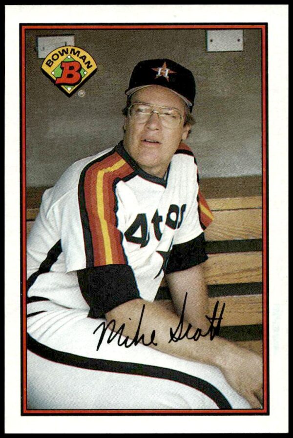 1989 Bowman Mike Scott #322 (Front)