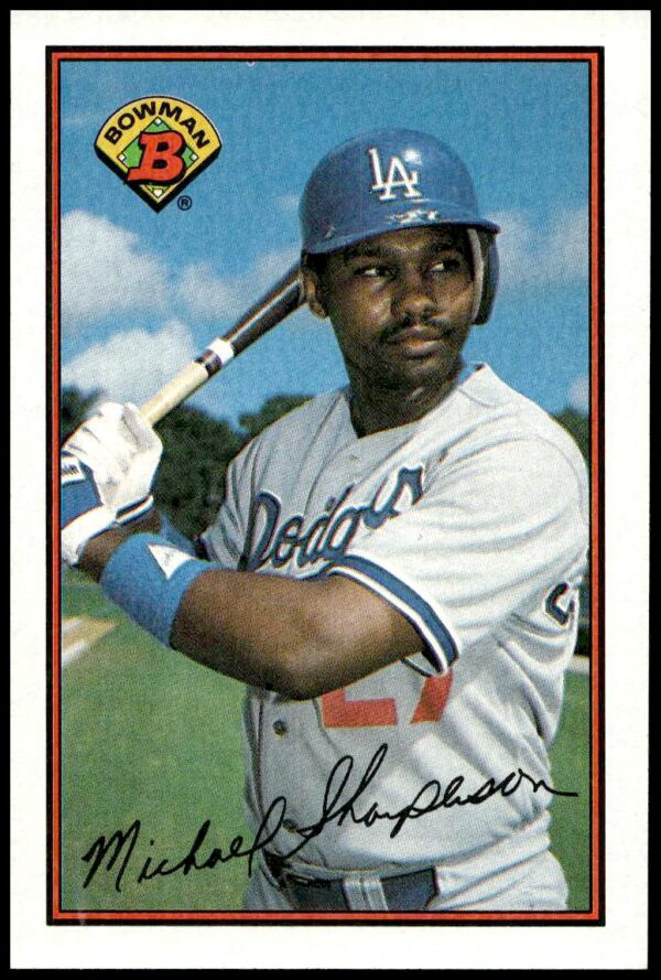 1989 Bowman Mike Sharperson #348 (Front)