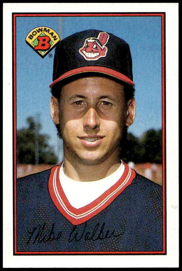 1989 Bowman Mike Walker #77 (Front)