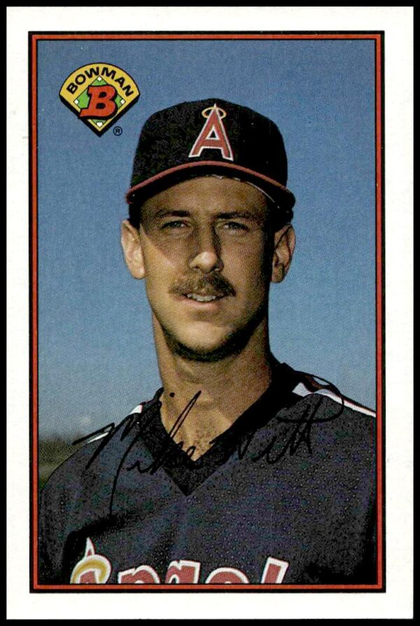 1989 Bowman Mike Witt #42 (Front)