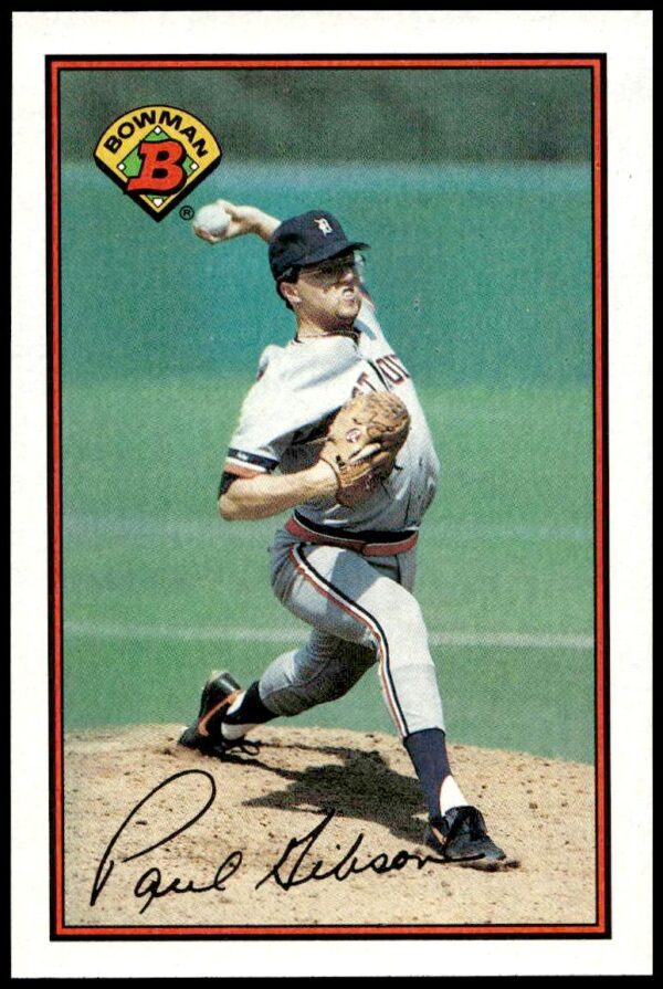 1989 Bowman Paul Gibson #99 (Front)