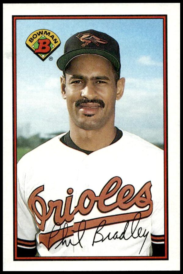 1989 Bowman Phil Bradley #17 (Front)