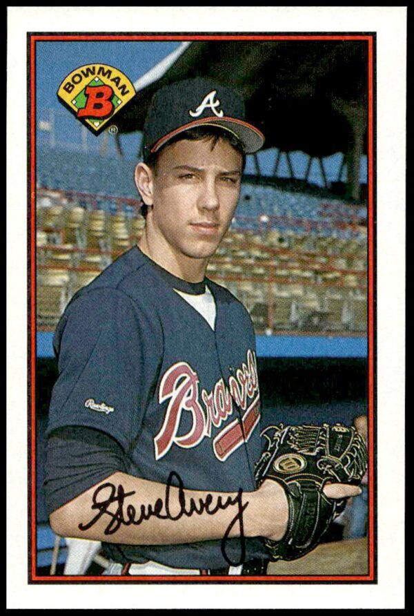 1989 Bowman Steve Avery #268 (Front)
