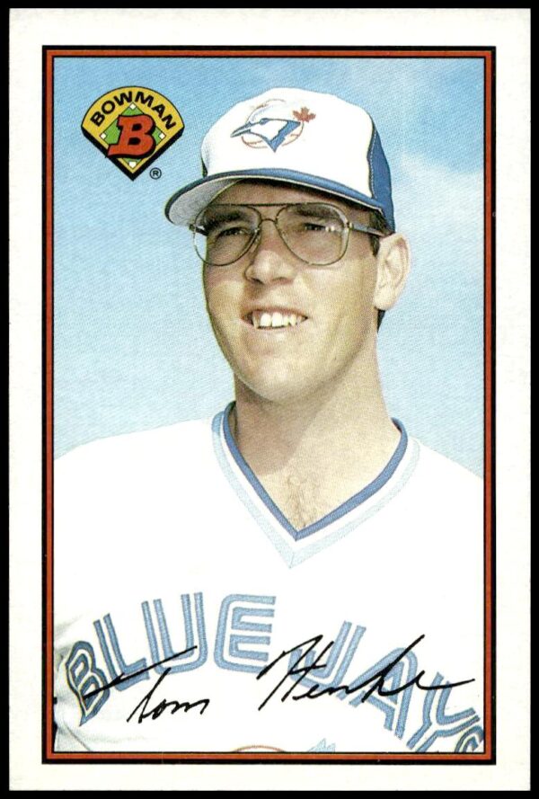 1989 Bowman Tom Henke #246 (Front)