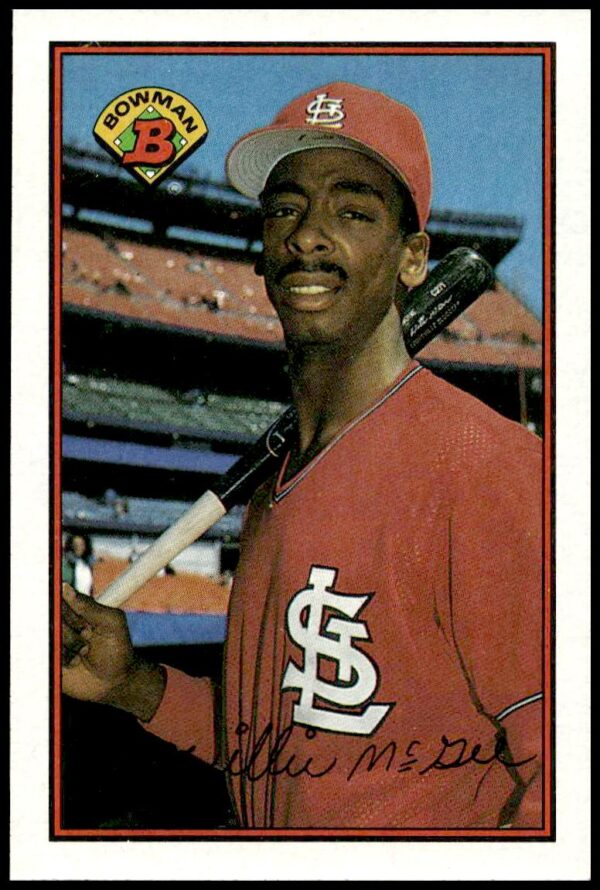 1989 Bowman Willie McGee #442 (Front)