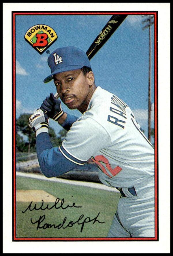 1989 Bowman Willie Randolph #344 (Front)
