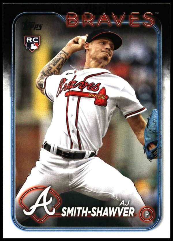 2024 Topps Series 1 AJ Smith-Shawver #117 (Front)