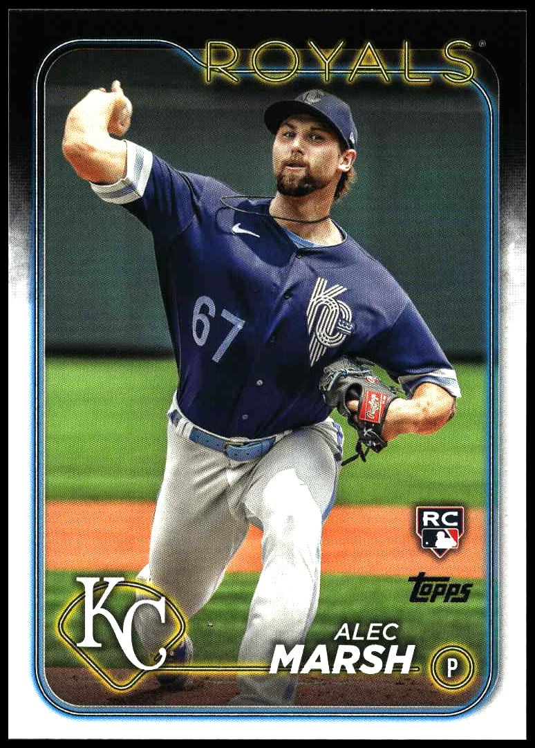 2024 Topps Series 1 Alec Marsh #163 (Front)