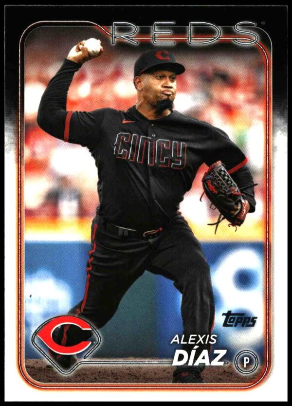 2024 Topps Series 1 Alexis Díaz #297 (Front)