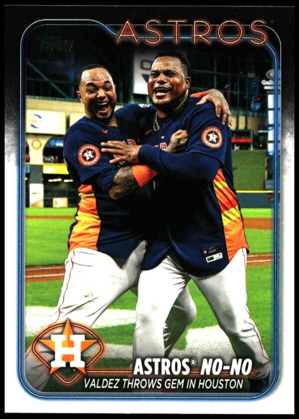 2024 Topps Series 1 Astros No-No #329 (Front)