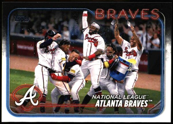 2024 Topps Series 1 Atlanta Braves #154 (Front)