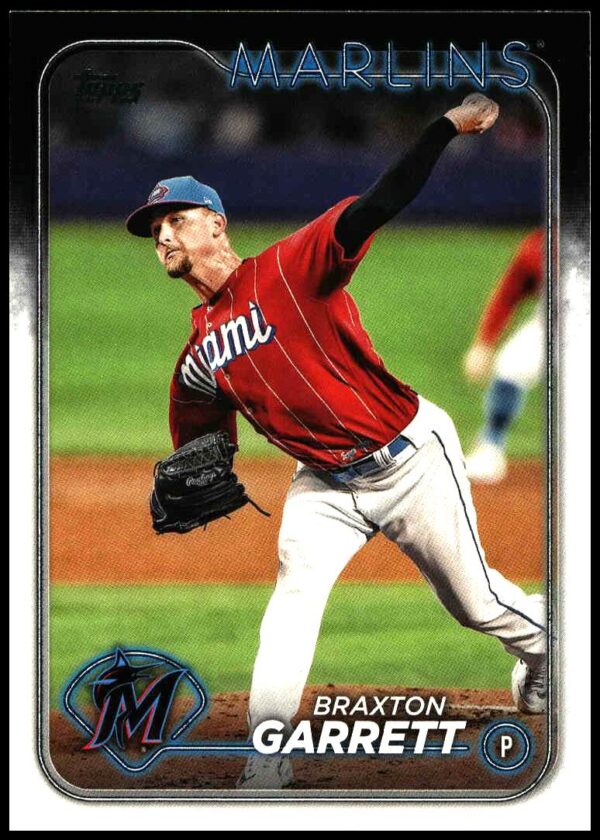 2024 Topps Series 1 Braxton Garrett #323 (Front)