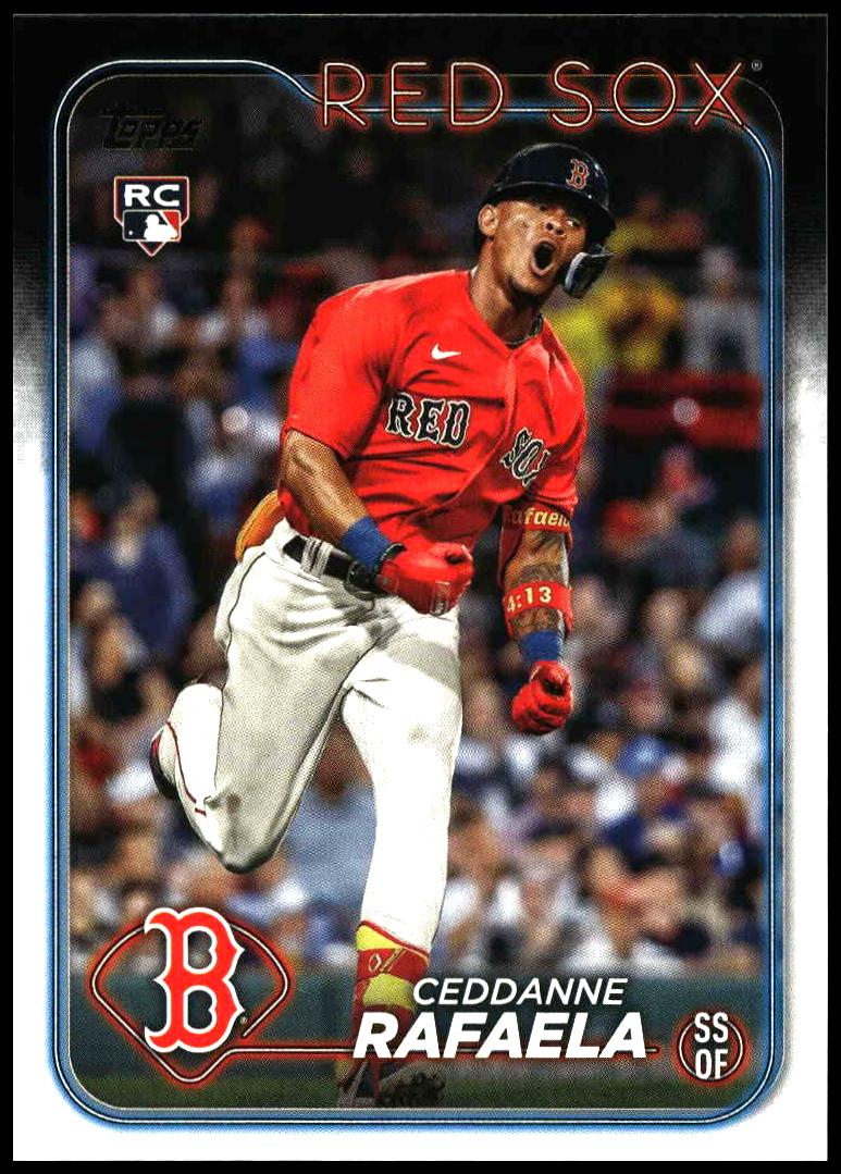 2024 Topps Series 1 Ceddanne Rafaela #313 (Front)