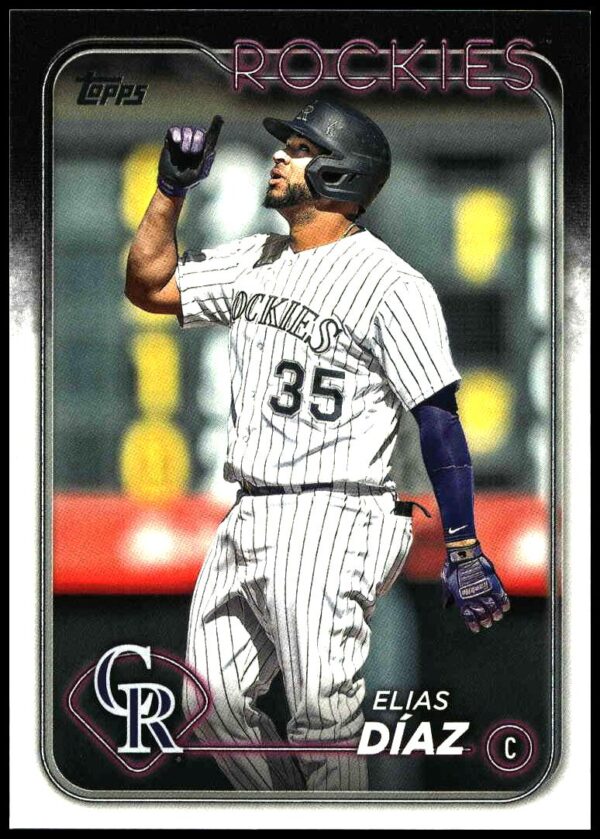 2024 Topps Series 1 Elias Díaz #161 (Front)
