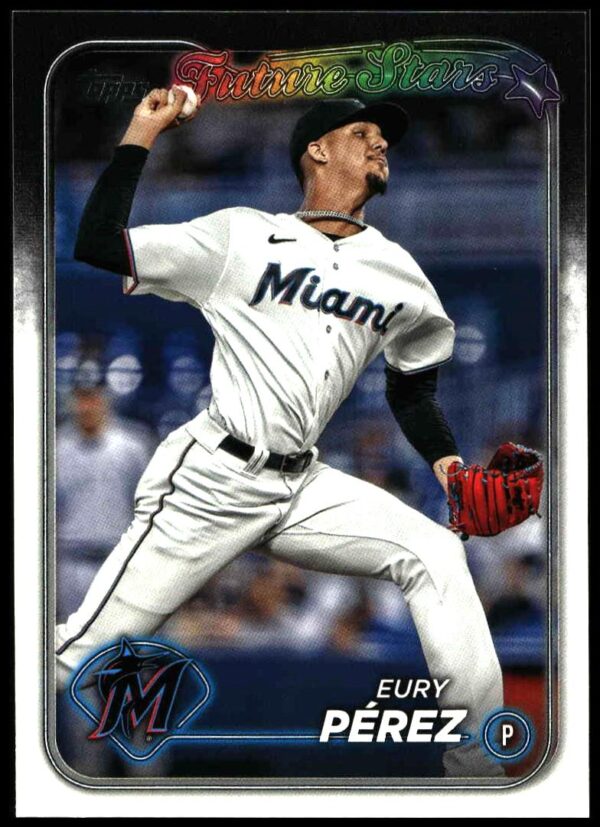 2024 Topps Series 1 Eury Pérez #197 (Front)