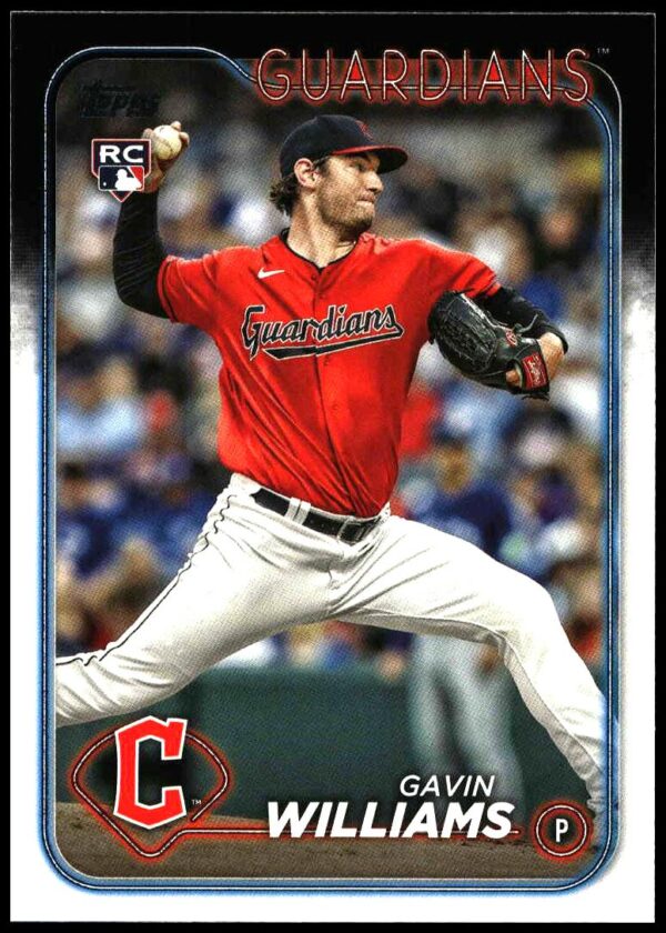 2024 Topps Series 1 Gavin Williams #242 (Front)