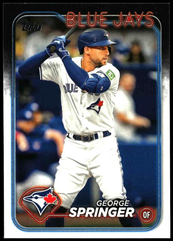 2024 Topps Series 1 George Springer #72 (Front)