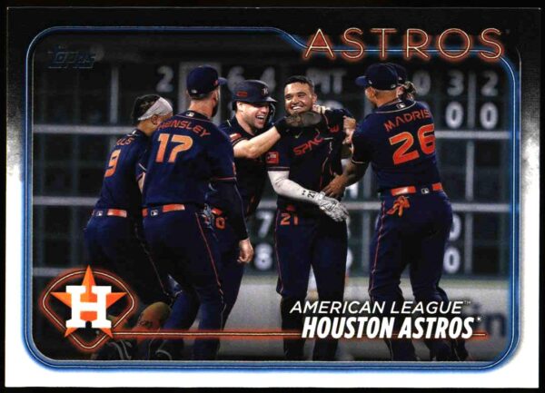 2024 Topps Series 1 Houston Astros #132 (Front)