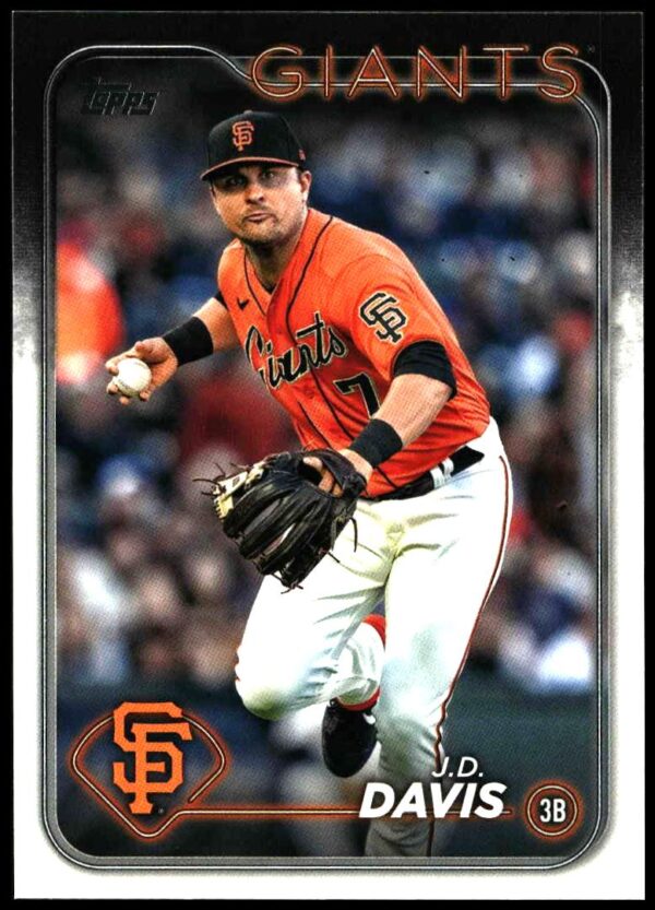 2024 Topps Series 1 J.D. Davis #64 (Front)
