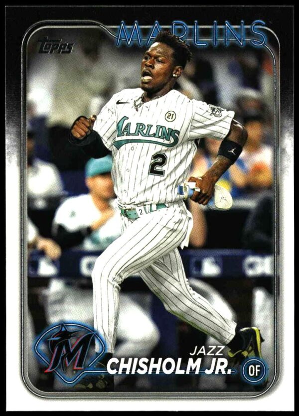 2024 Topps Series 1 Jazz Chisholm Jr. #223 (Front)
