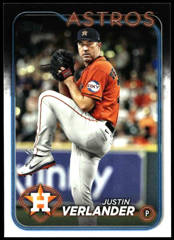2024 Topps Series 1 Justin Verlander #62 (Front)