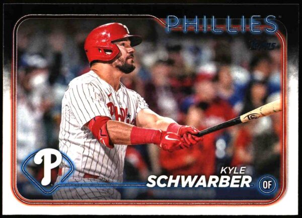 2024 Topps Series 1 Kyle Schwarber #136 (Front)