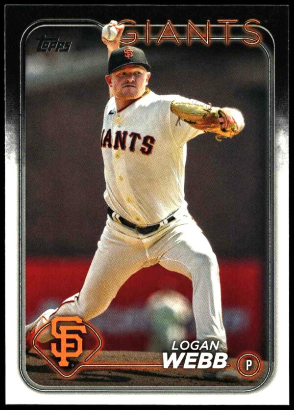 2024 Topps Series 1 Logan Webb #4 (Front)
