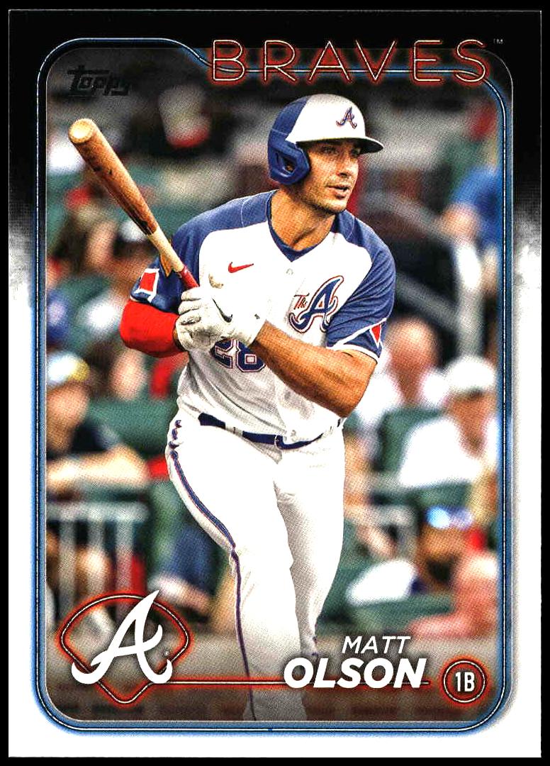2024 Topps Series 1 Matt Olson #350 (Front)