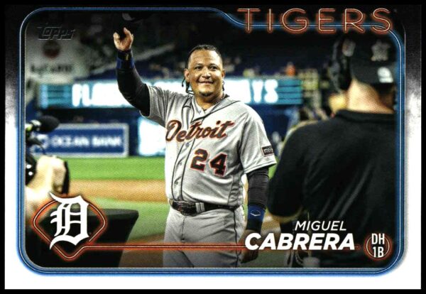 2024 Topps Series 1 Miguel Cabrera #201 (Front)