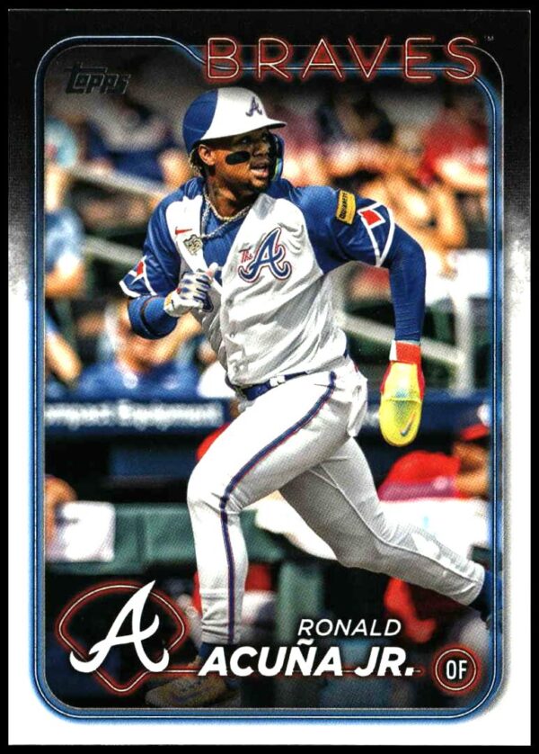2024 Topps Series 1 Ronald Acuña Jr. #1 (Front)
