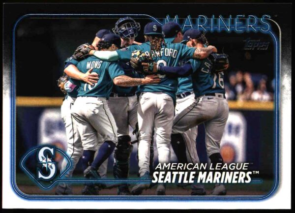 2024 Topps Series 1 Seattle Mariners #241 (Front)