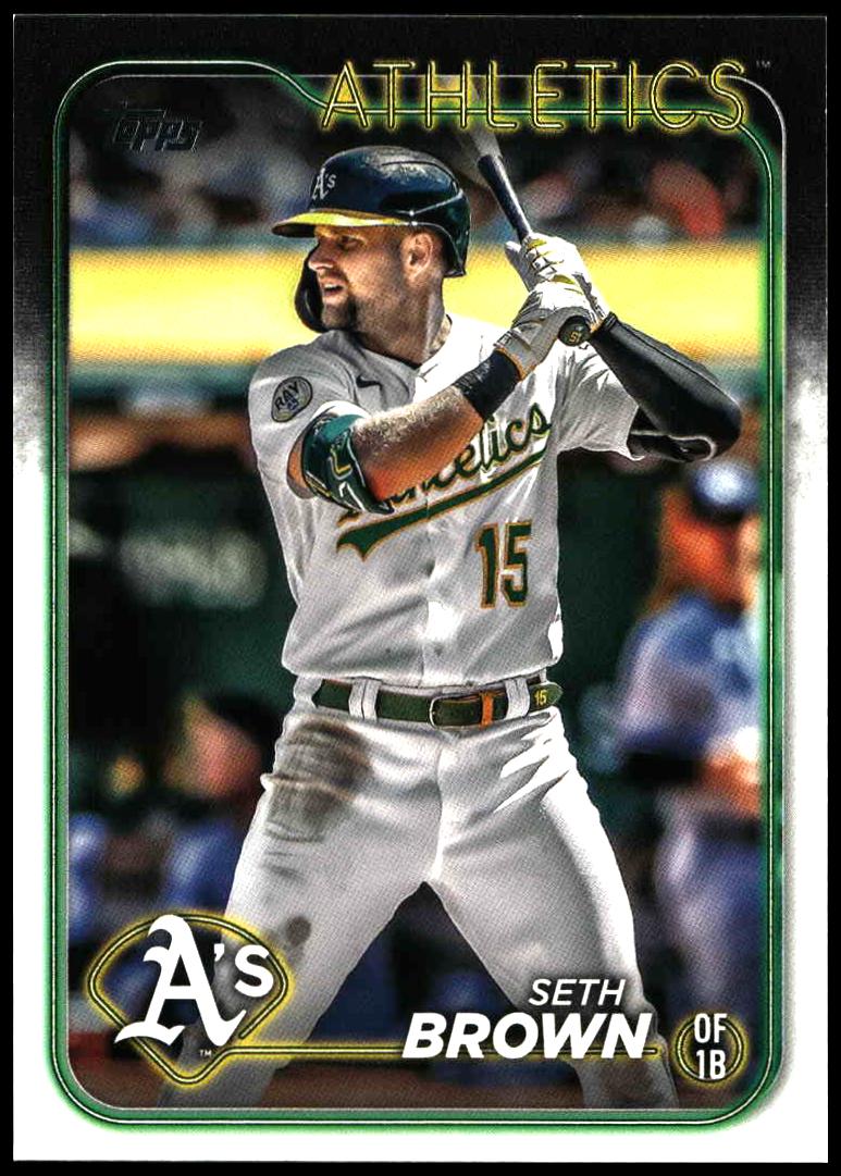 2024 Topps Series 1 Seth Brown #79 (Front)