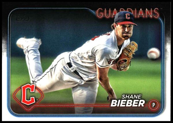 2024 Topps Series 1 Shane Bieber #107 (Front)