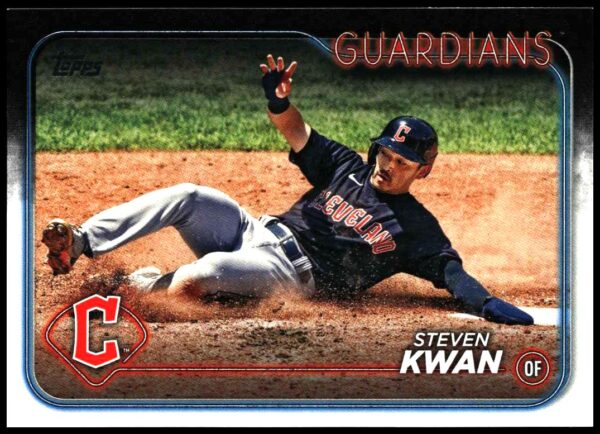 2024 Topps Series 1 Steven Kwan #312 (Front)