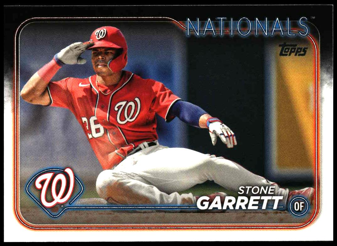2024 Topps Series 1 Stone Garrett #68 (Front)