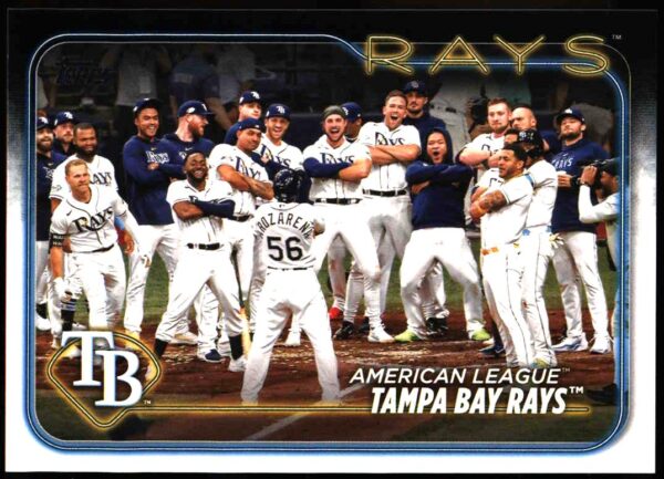 2024 Topps Series 1 Tampa Bay Rays #211 (Front)