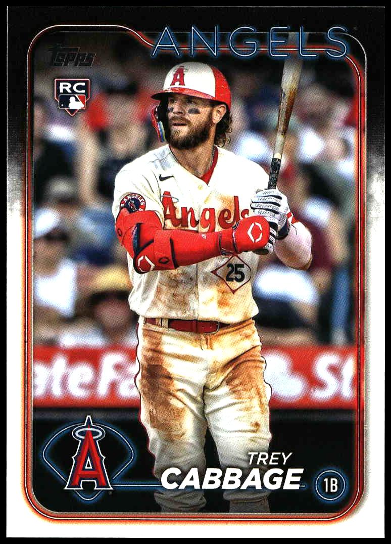 2024 Topps Series 1 Trey Cabbage #321 (Front)