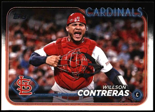 2024 Topps Series 1 Willson Contreras #296 (Front)