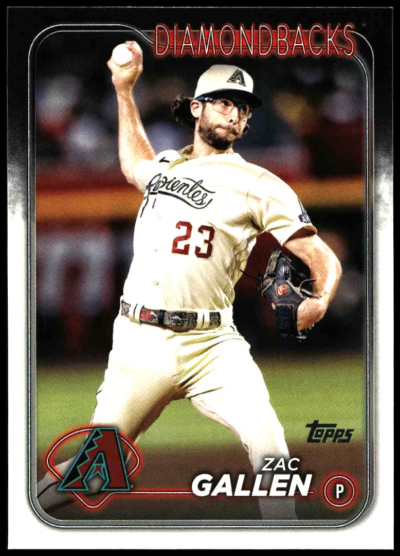 2024 Topps Series 1 Zac Gallen #110 (Front)