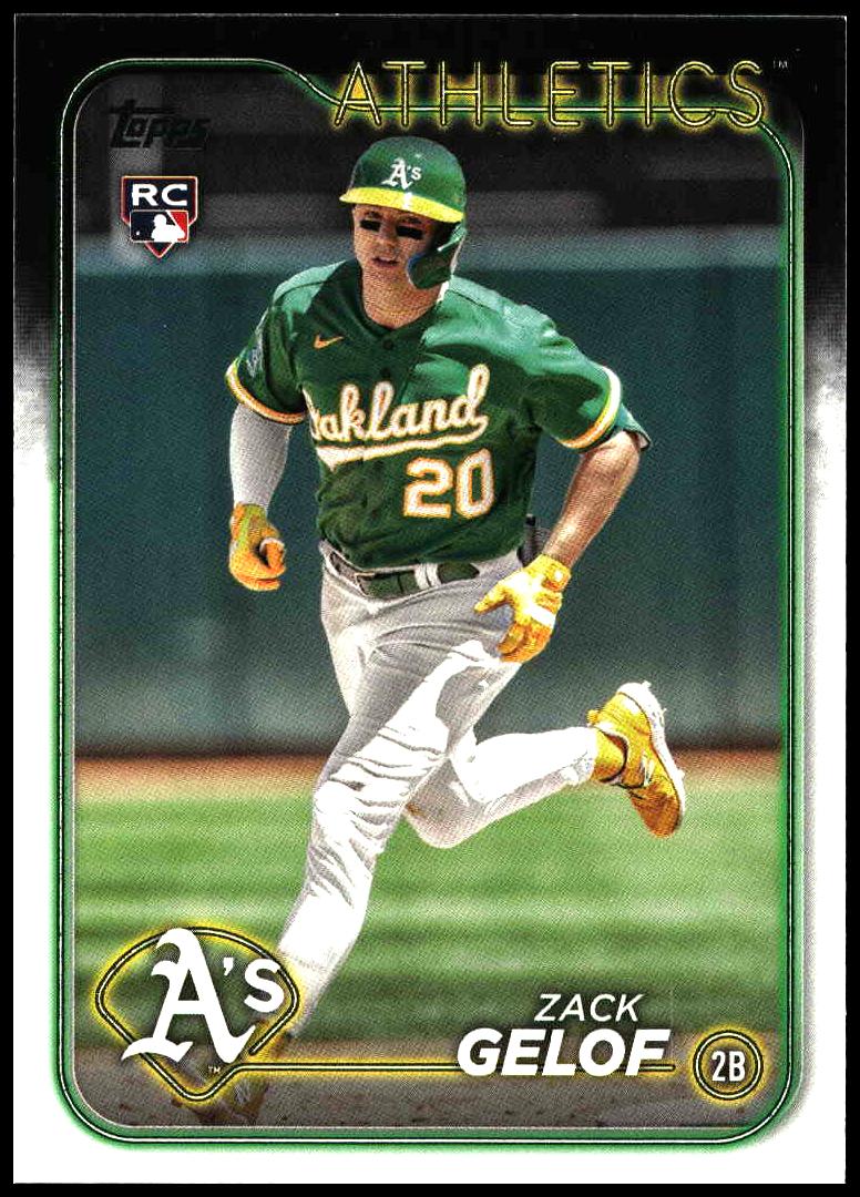 2024 Topps Series 1 Zack Gelof #166 (Front)