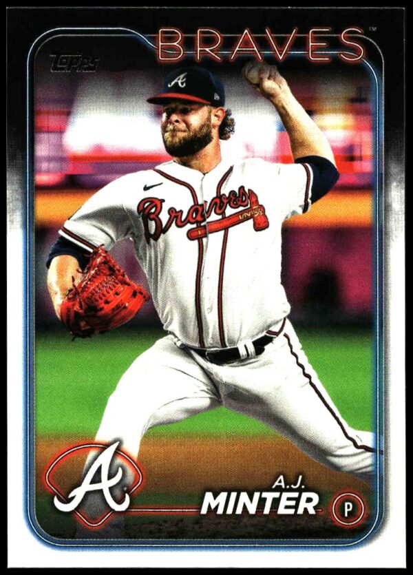 2024 Topps Series 2 A.J. Minter #539 (Front)