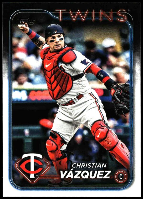 2024 Topps Series 2 Christian Vazquez #654 (Front)