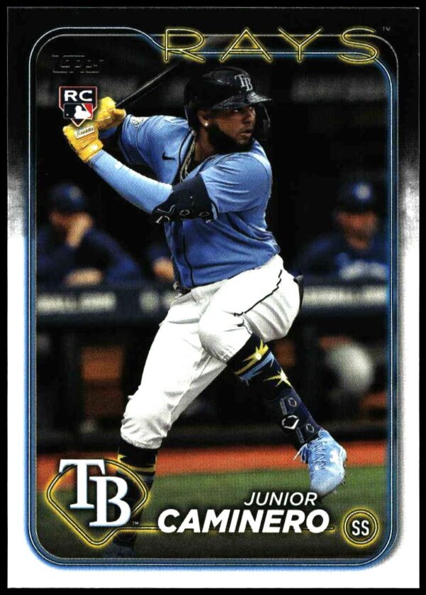 2024 Topps Series 2 Junior Caminero #628 (Front)