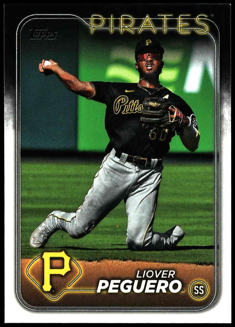2024 Topps Series 2 Liover Peguero #542 (Front)