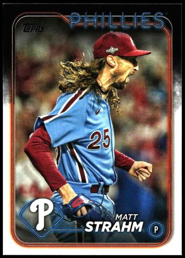 2024 Topps Series 2 Matt Strahm #528 (Front)