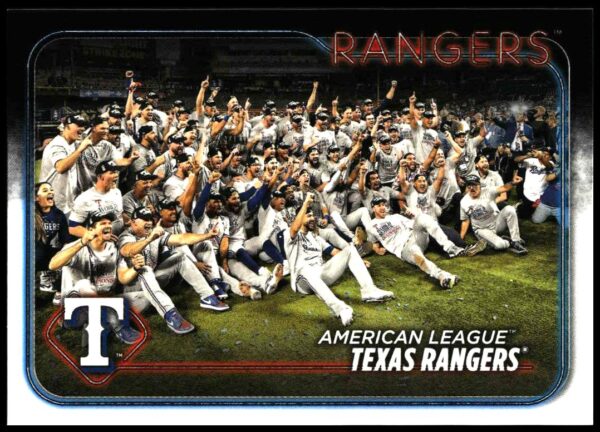 2024 Topps Series 2 Texas Rangers #498 (Front)