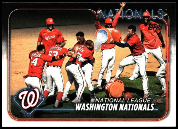 2024 Topps Series 2 Washington Nationals #417 (Front)